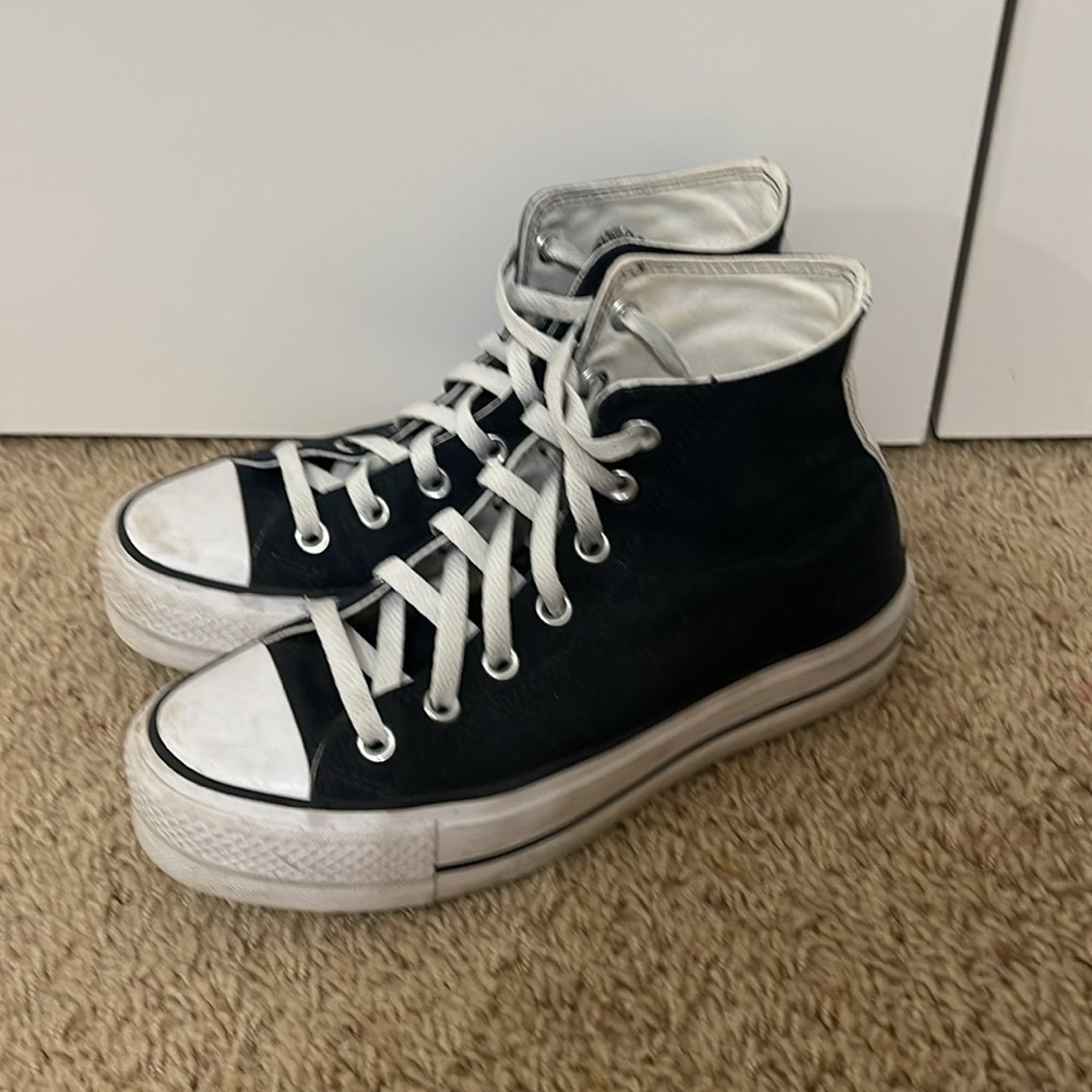 Black Platform Converse - image 3